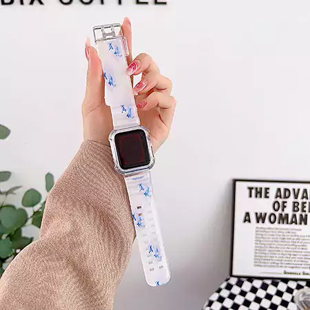 ブランド 透明 Apple Watch ベルト