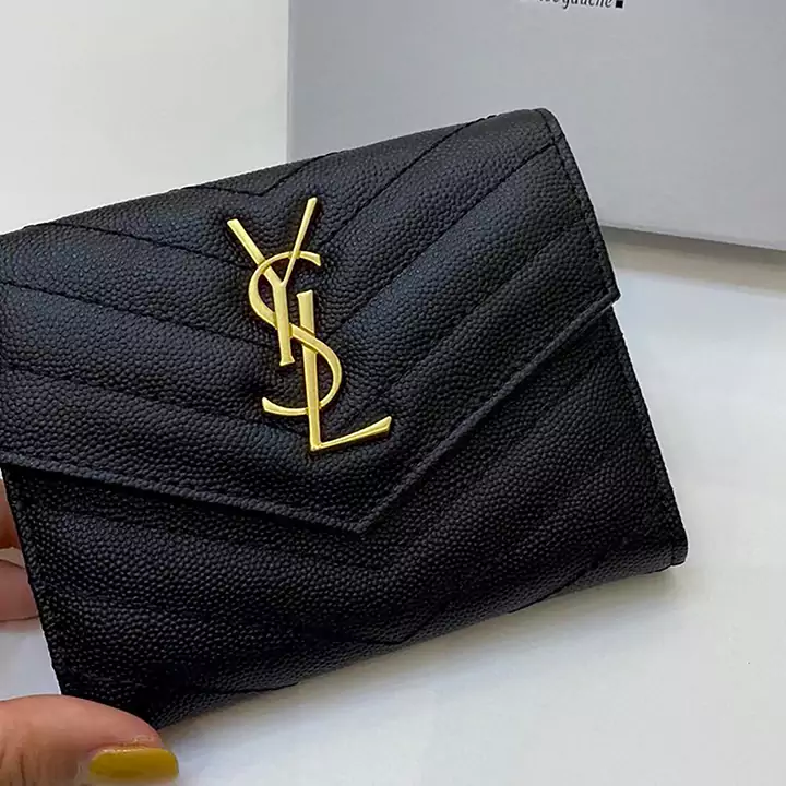 ysl 財布 二 つ折り